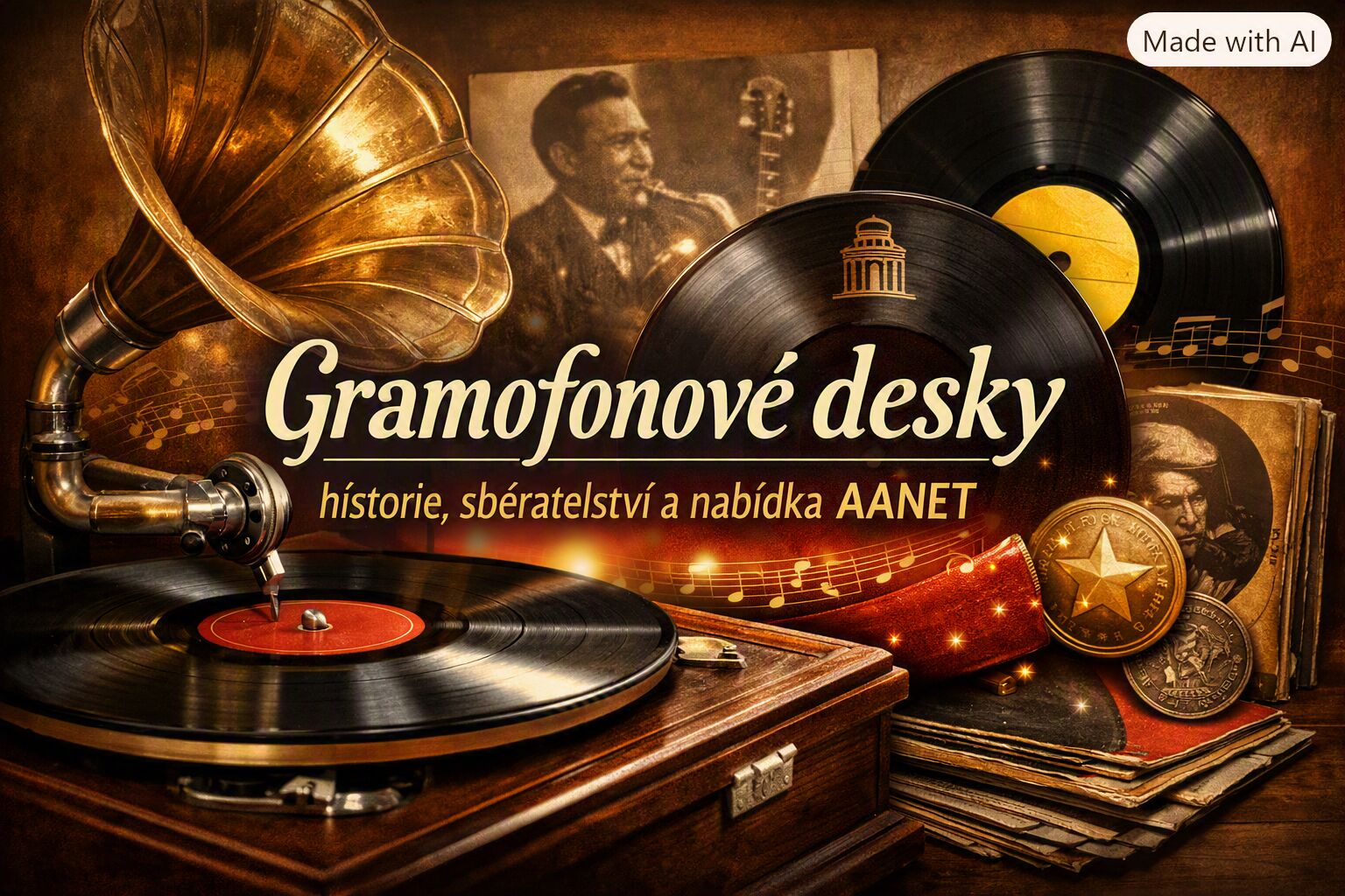 Gramofonové desky – historie, sběratelství a nabídka AANET